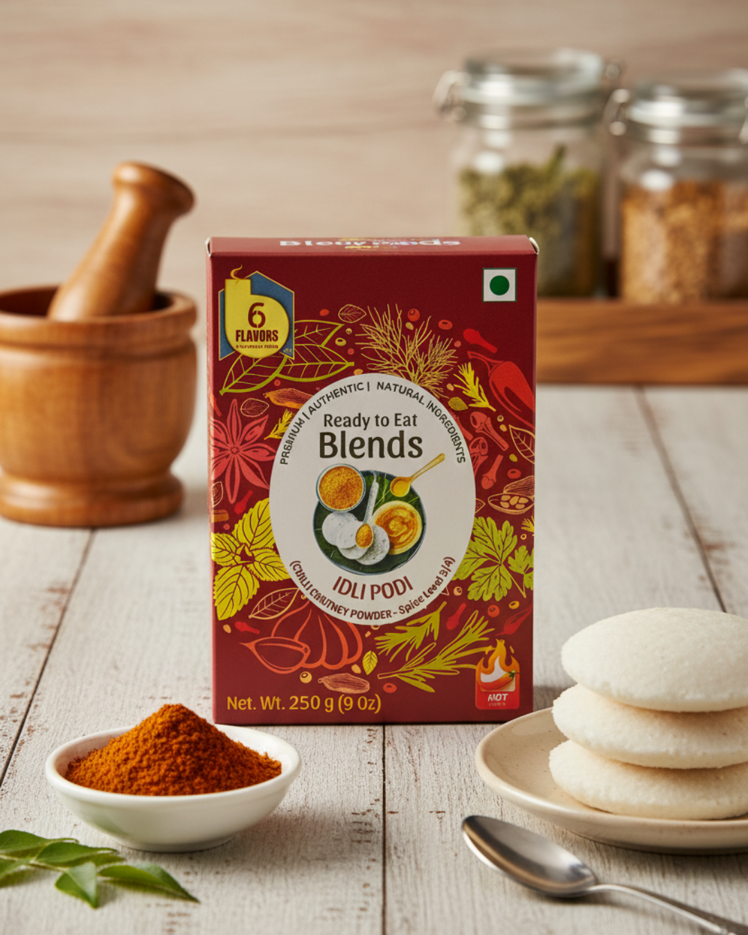 Chilli Idli Podi - Hot (Extra Spicy)