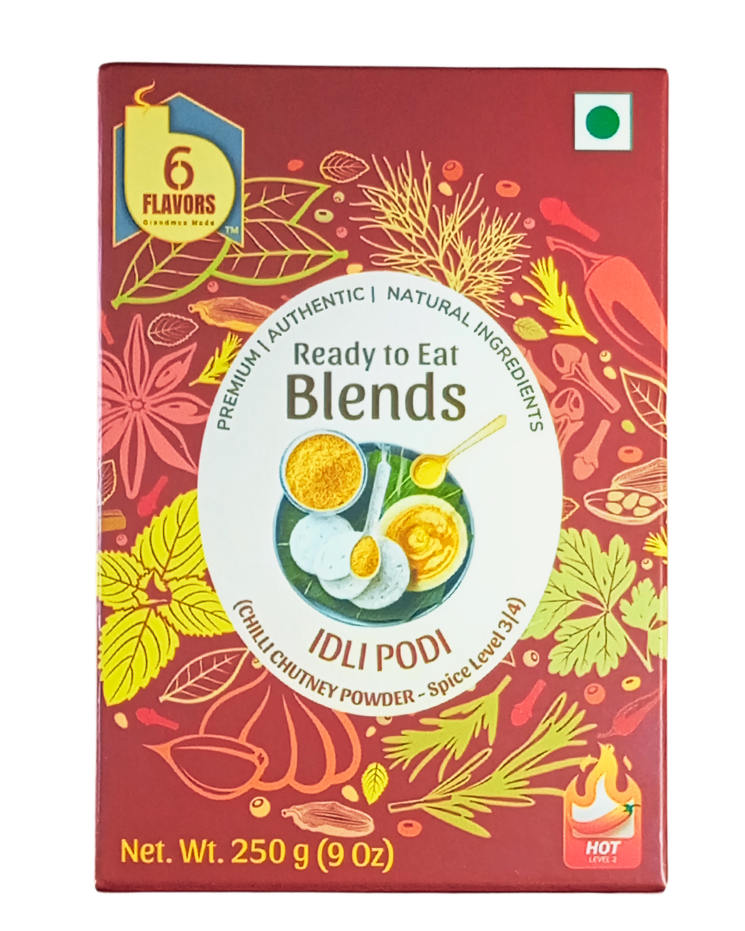 Chilli Idli Podi - Hot (Extra Spicy)