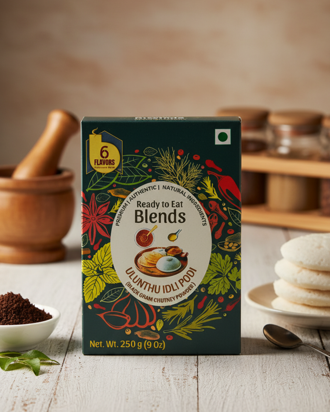 Karuppu Ulunthu Idli Podi